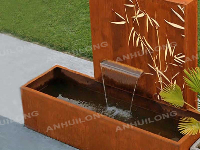 <h3>Nostalgia Water Wall Fountain Factory-Corten Steel Water Feature</h3>
